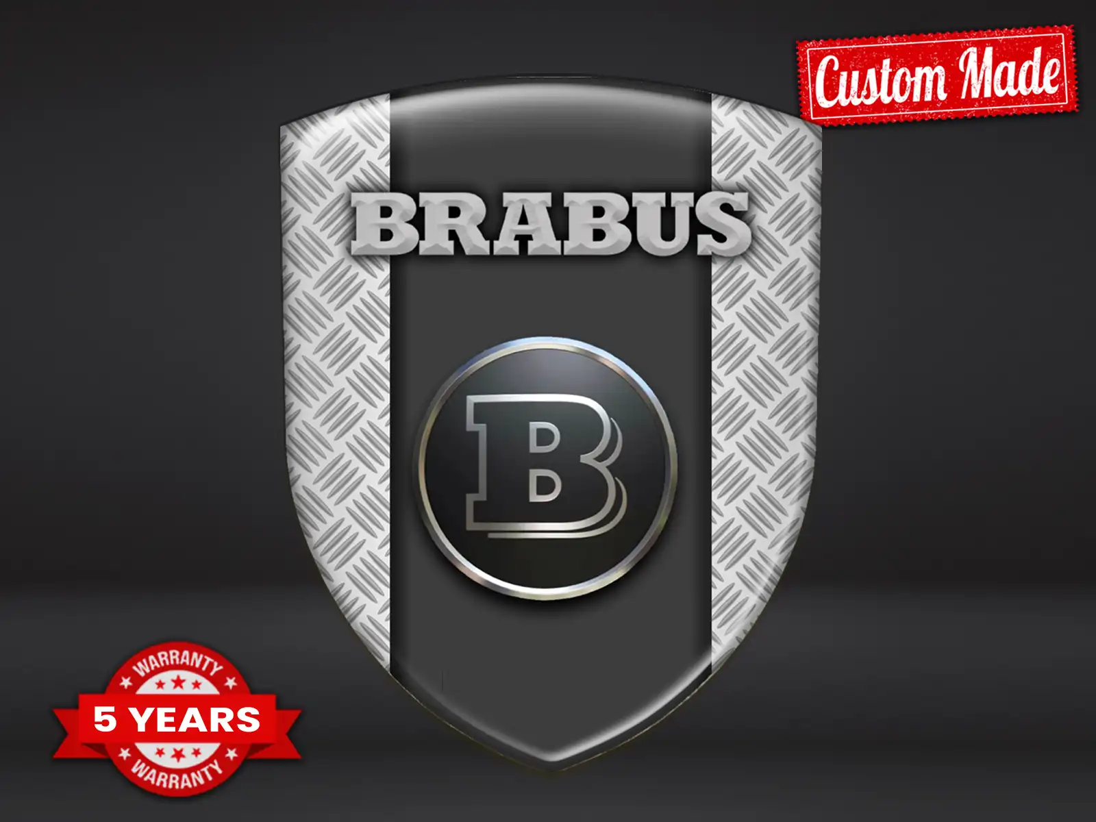 Brabus Wasserfester Aufkleber Langlebig Universal Hochwertig